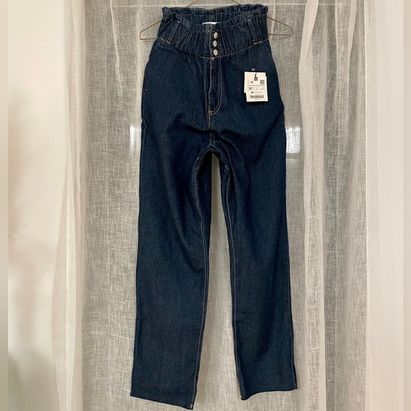 Zara Jeans Zara Paperbag Baggy Jeans Poshmark